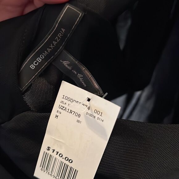 BCBG NWT black medium backless Jela top paid 110- - Picture 3 of 6